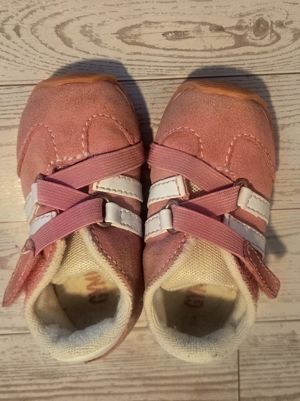 Toddlers Pink Suede Gymboree Trainer Shoes  - Comfortable Everyday Sneakers